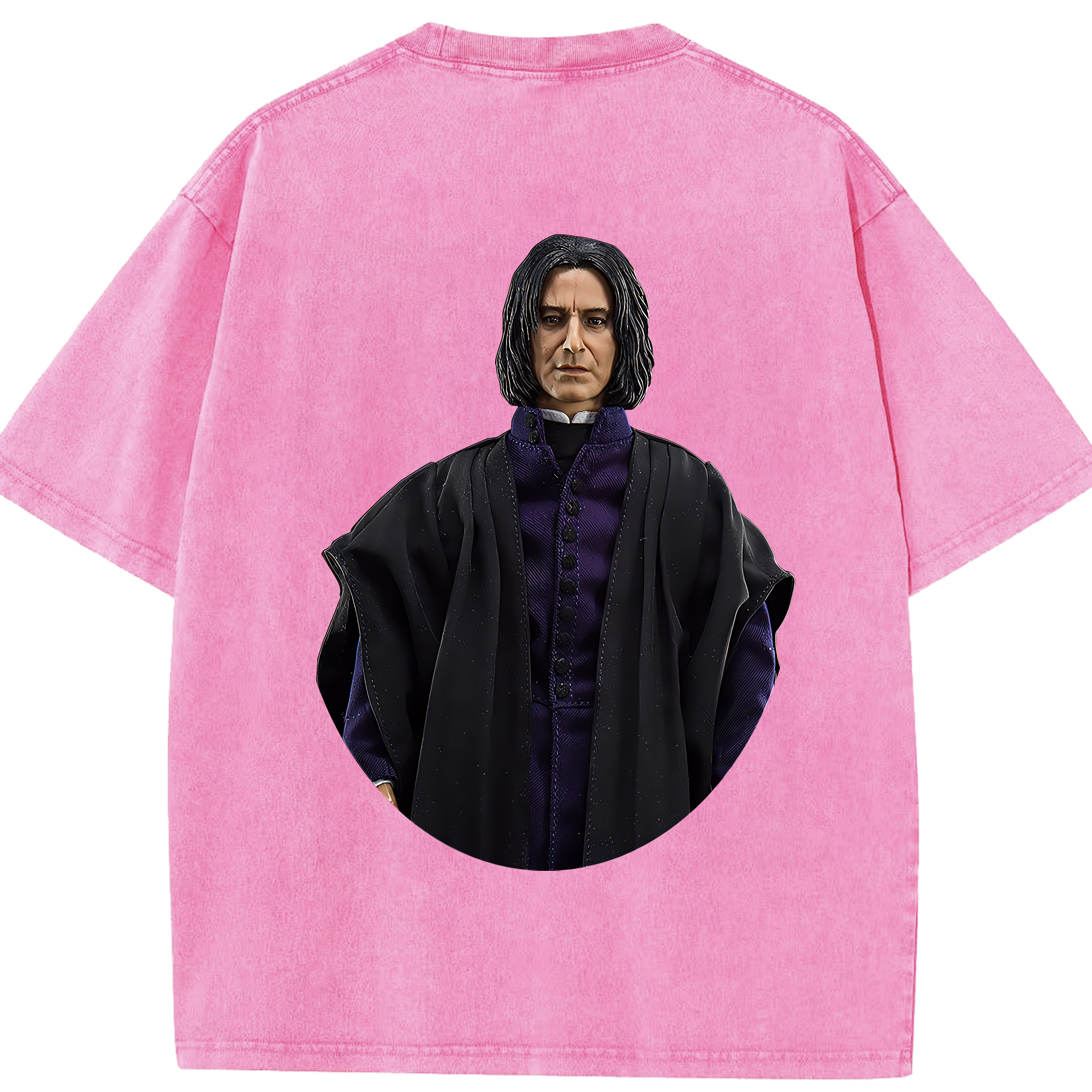 （画像用） Harry Potter ハリー・ポッターシリーズ 綿100% ヴィンテージ風 半袖Tシャツ（背面プリント）